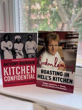 👨‍🍳🍷Foodie Book Bundle | Bourdain & Ramsay Bestselling Books for Food Lovers